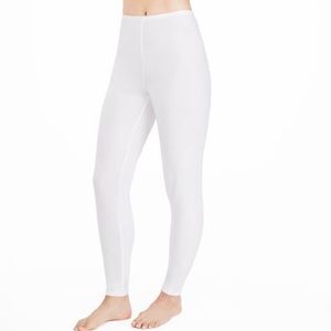 EUC Cuddl Duds White Climatesmart Leggings!